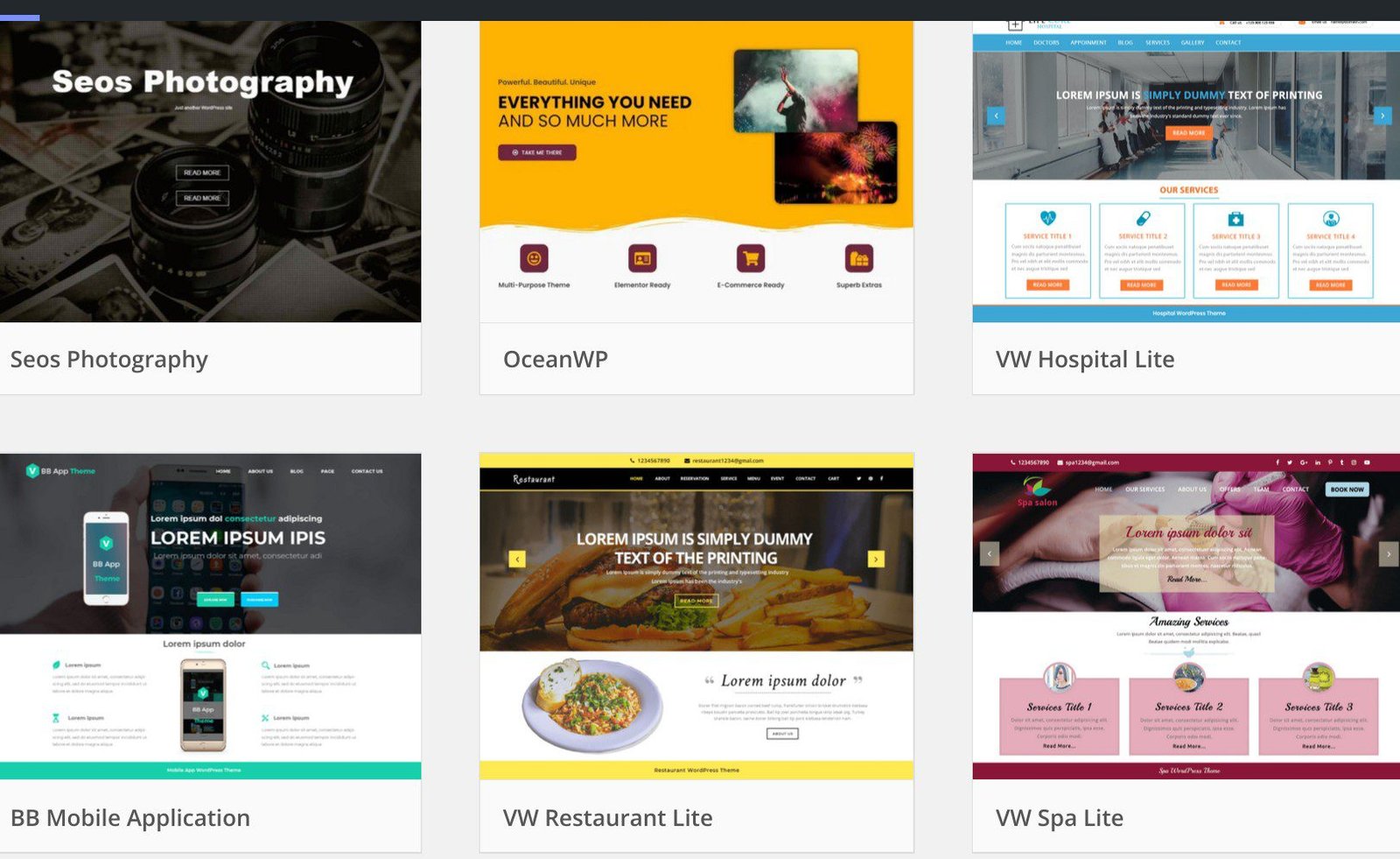 Use Feature Filter tab to streamline your search for free themes with specific features.