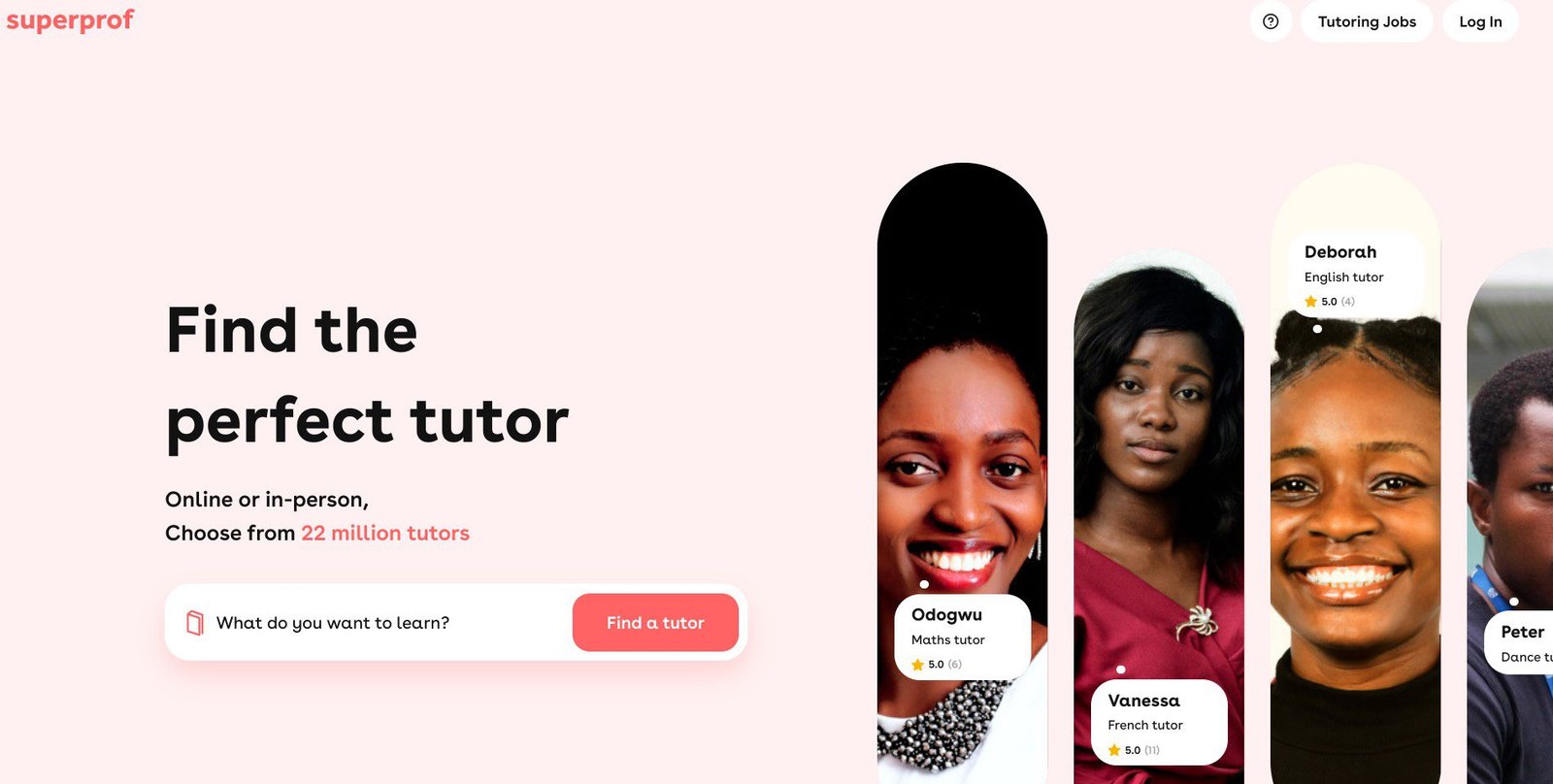 Create an online tutoring website like Superprof.