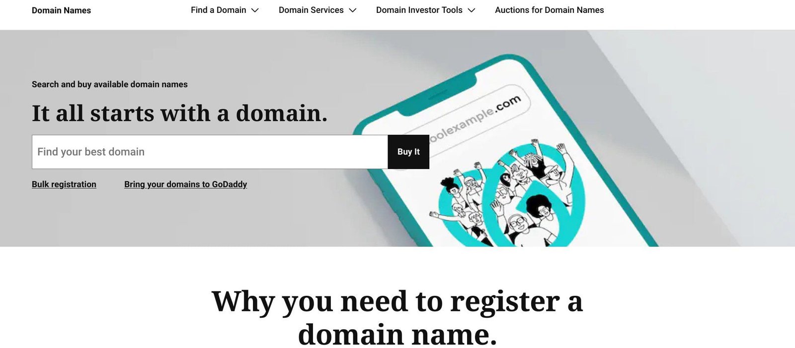If you want to pack your domain name,register it with a good registrar like GoDaddy