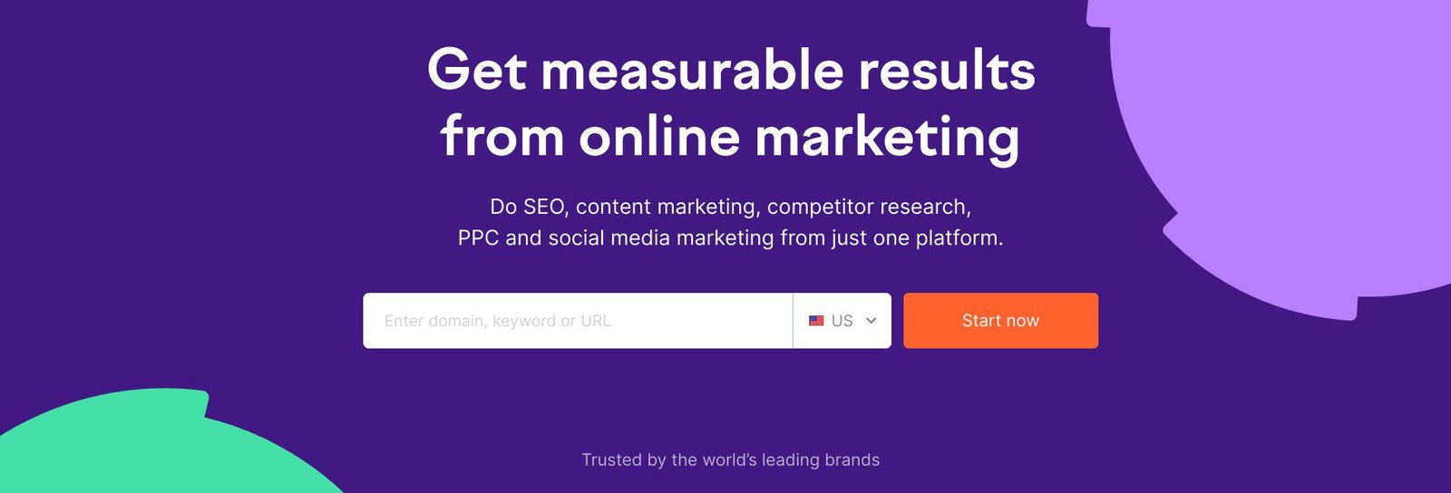 Find out the exact keywords that leading websites in your niche are ranking for with SEO tools like SEMRush