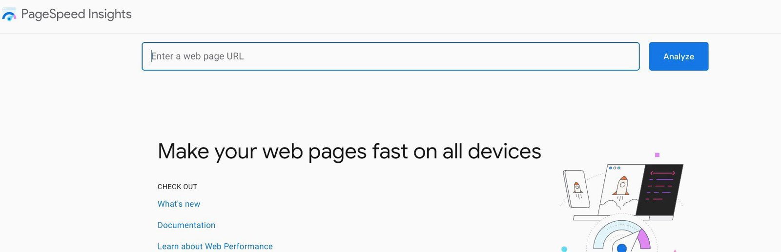 Use a tool like PageSpeed Insights to check your page speed.