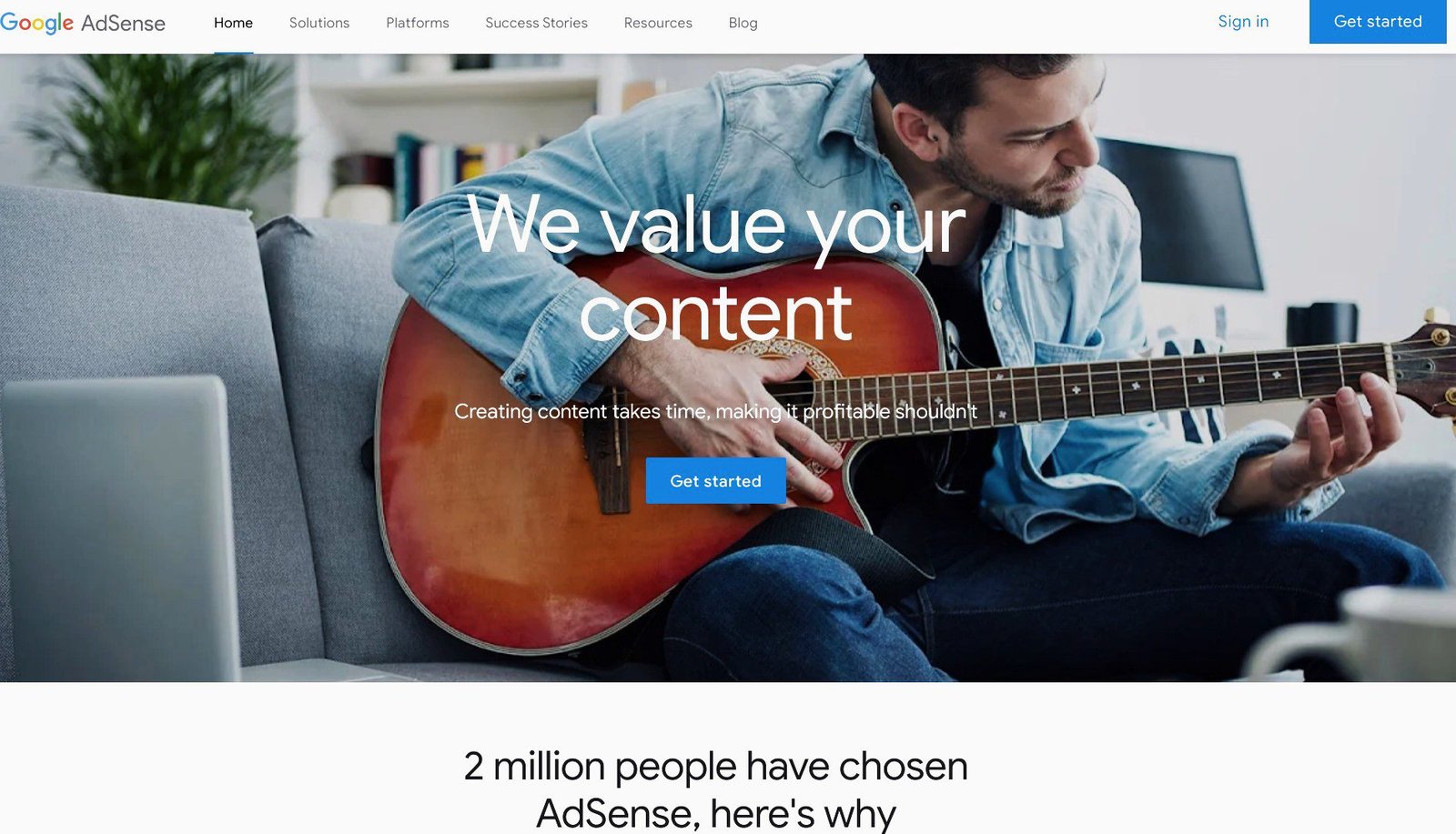 You can make money from adverts through ad networks like Google AdSense.