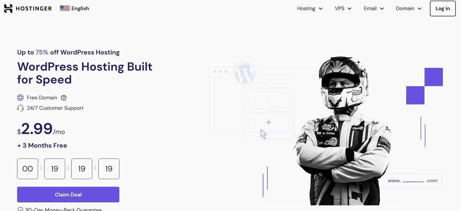 Hostinger's WordPress Hosting