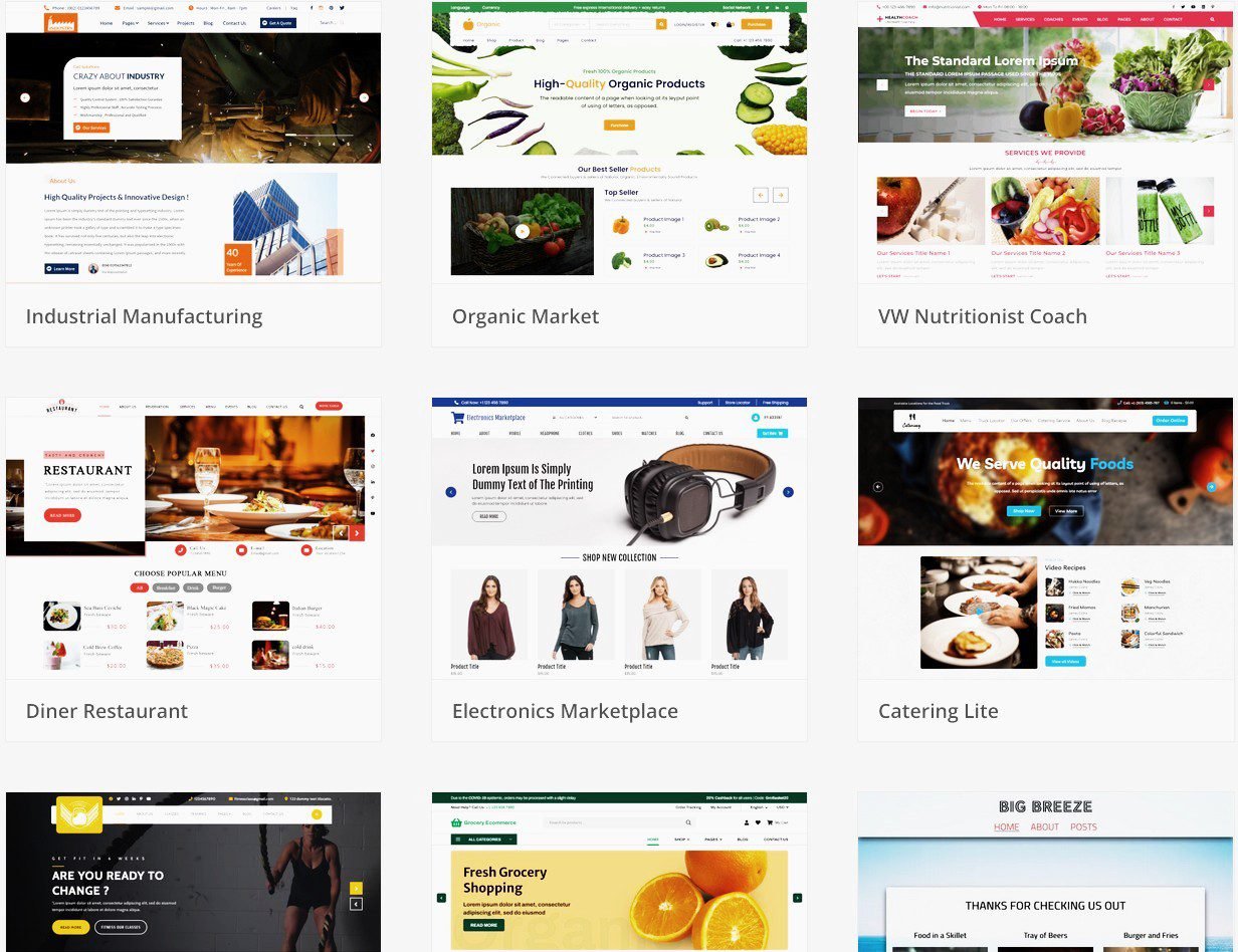 Once you click the 'Apply Filters' tab, dozens of themes that fit your specifications will come up.