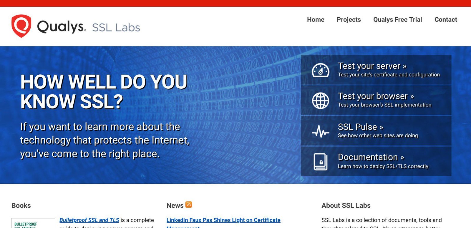 Test your site security using Qualys SSL Labs.