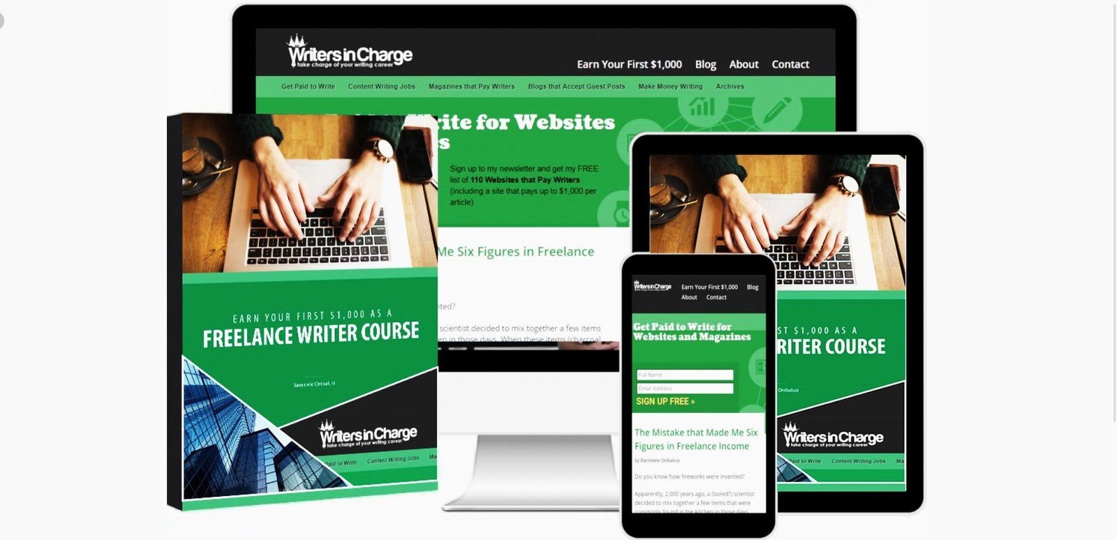 Create an online course and sell on your website like Bamidele Onibalusi.