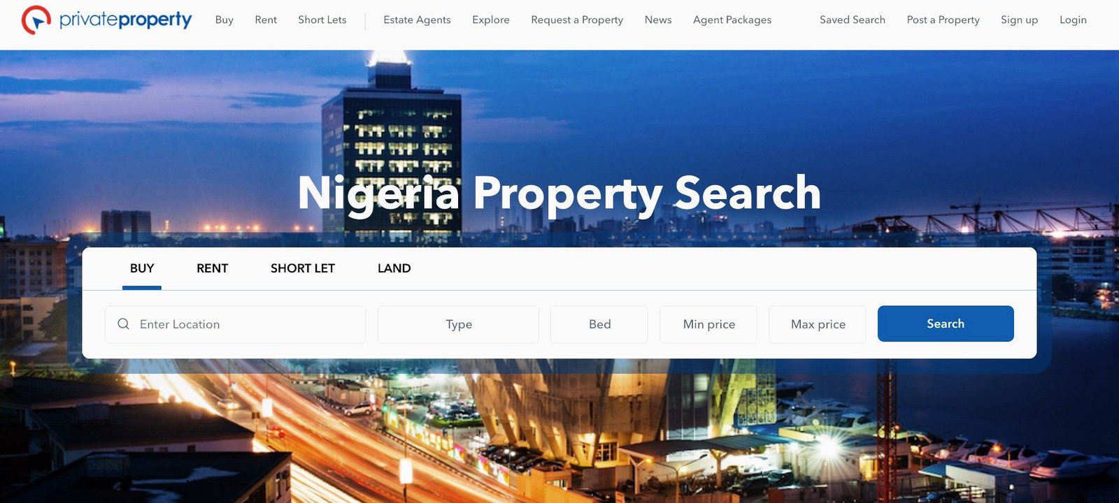 Create an online property listing business like Private Property.