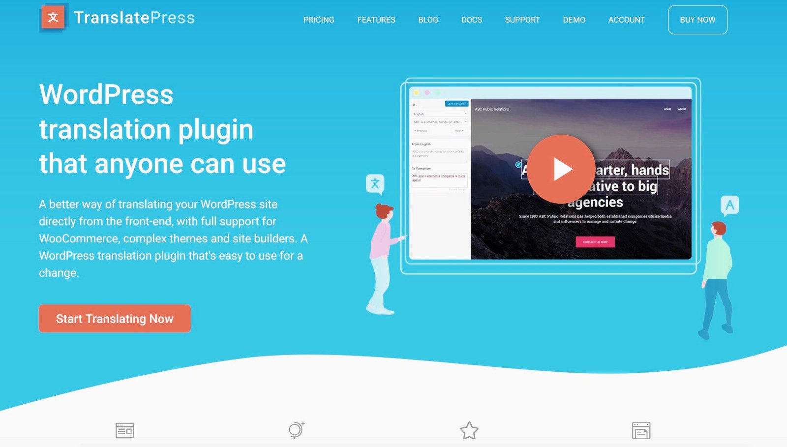 You can easily translate your translation-ready theme and your site with a plugin like TranslatePress.
