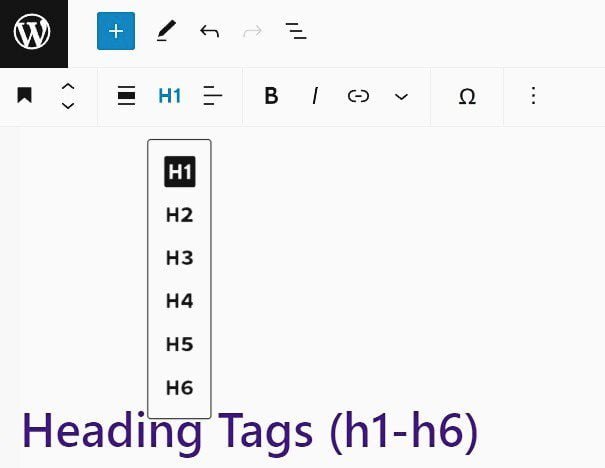 Use Heading tags Use headings to chunk and organize your content into easy-to-read sections and sub sections, according to their importance.