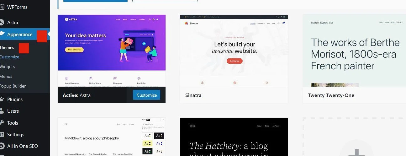 You can choose and install a beautiful theme from the 12,000+ free themes available in the WordPress Theme Directory.