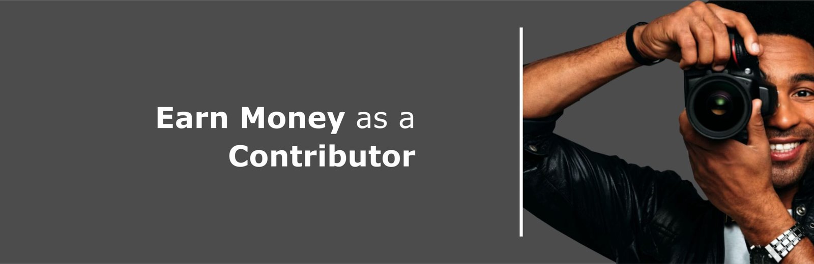 You can earn money as a contributor on stock photography websites, whether as an amateur or a professional.