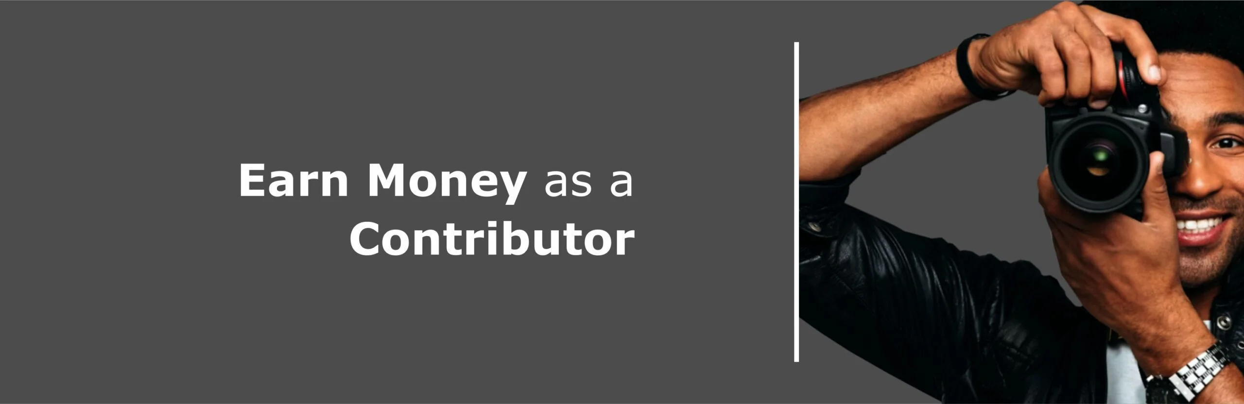 You can earn money as a contributor on stock photography websites, whether as an amateur or a professional.