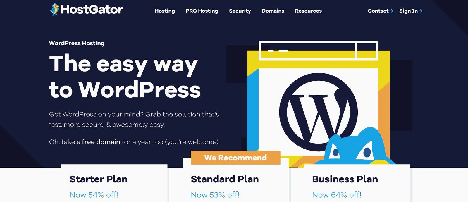 HostGator is one of the hosting platforms that is optimized for WordPress.
