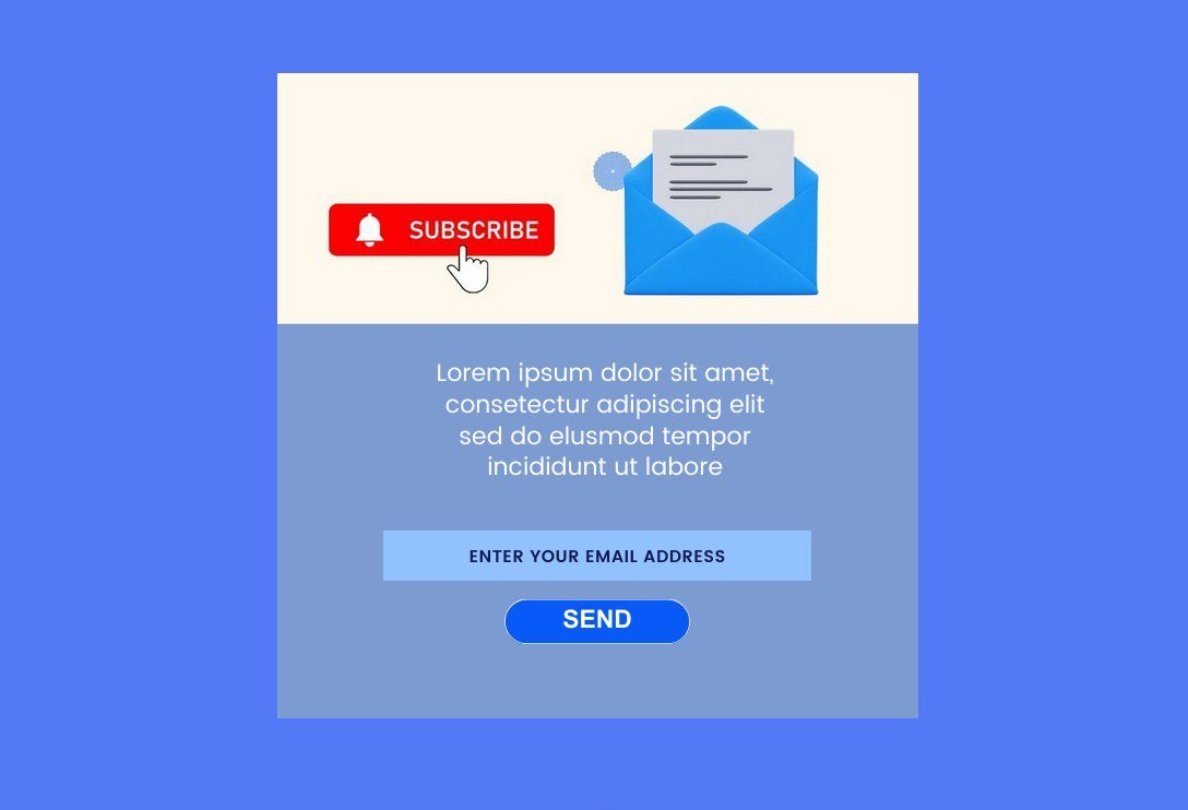 Your new blog should have a Subscribe page to collect your visitors' email.