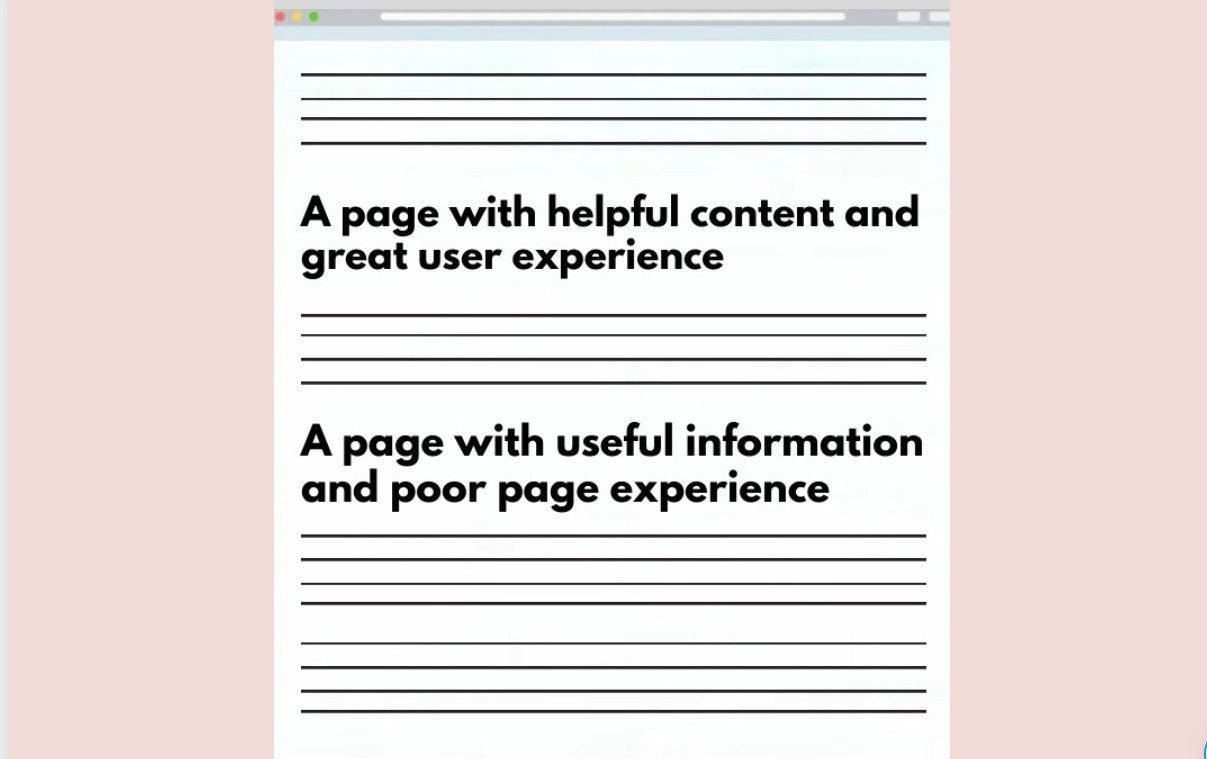Useful content with good page experience will always outrank helpful information with bad user experience.