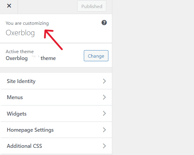 You can make changes to your theme via the WordPress theme customizer.