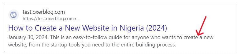 Meta description tag Write a unigue description tag for each of your posts.