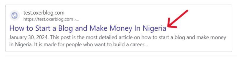 Create engaging title links for your blog posts.