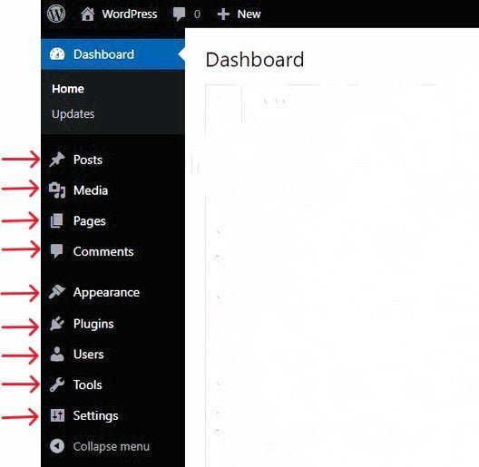 Get familiar with your WordPress dashboard.