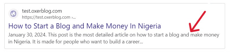 Write a rich meta description that can appear as snippet for each of your posts.