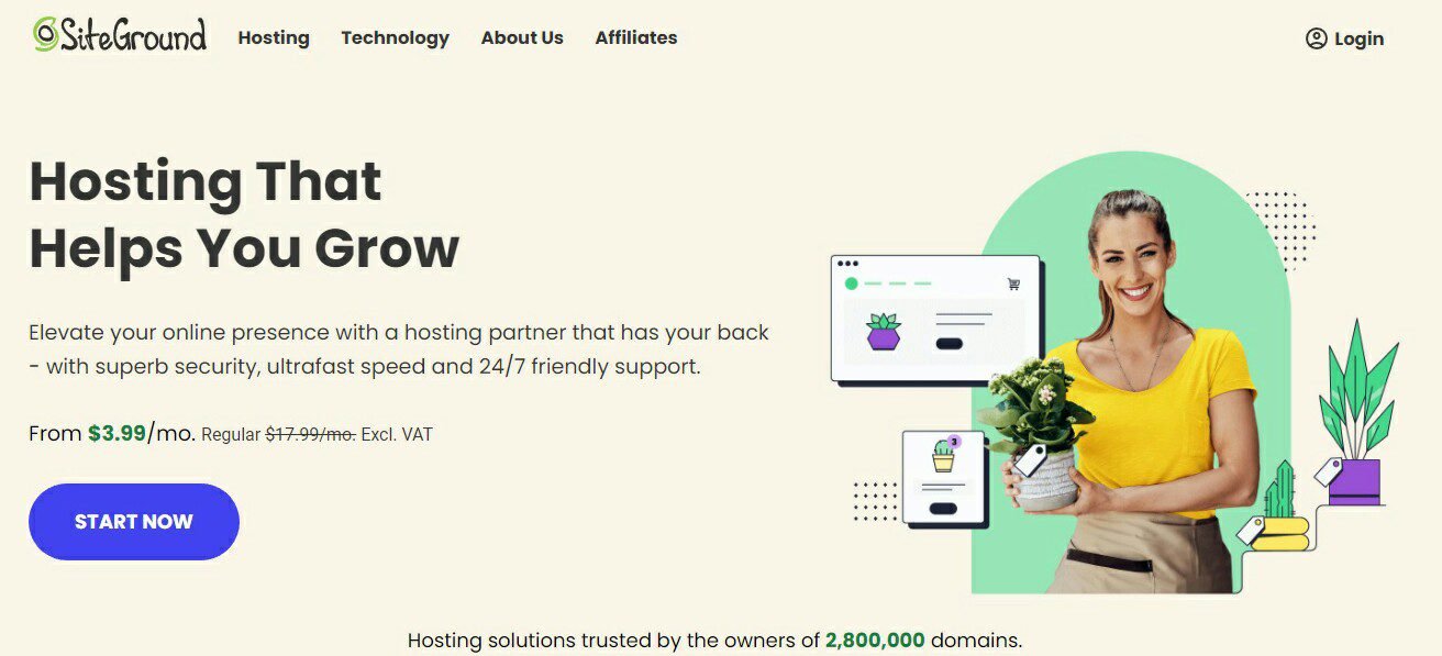 SiteGround is one of the many web hosting providers that is fully optimized for WordPress. 