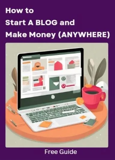 This is a step-by-step guide on how to start a blog and make money anywhere in the world.
